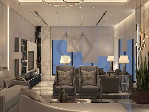 ديكور وتشطيب غرف استقبال